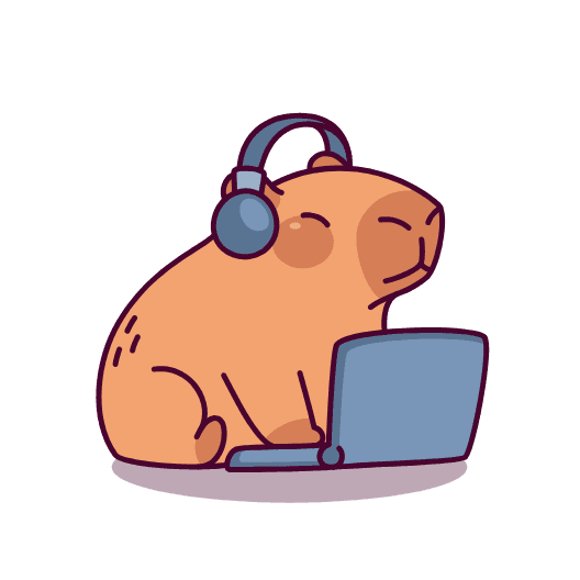 Meditating capybara