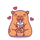 Distracted capybara